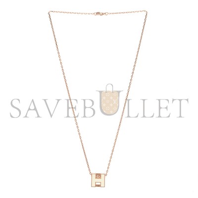 HERMÈS CAGE D'H PENDANT NECKLACE 